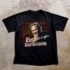 KRISTOFFERSON, KRIS - 2018 - Live In Concert Tour Schwarzes T-Shirt in allen Größen OH01