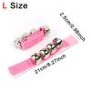2PCS Sino de Pulso de Sino de Natal Rosa Vibratório Decorando Sino de Sino Produzindo Som Adereços de Criação de Atmosfera Lembrancinhas de Festa Presente ZYF