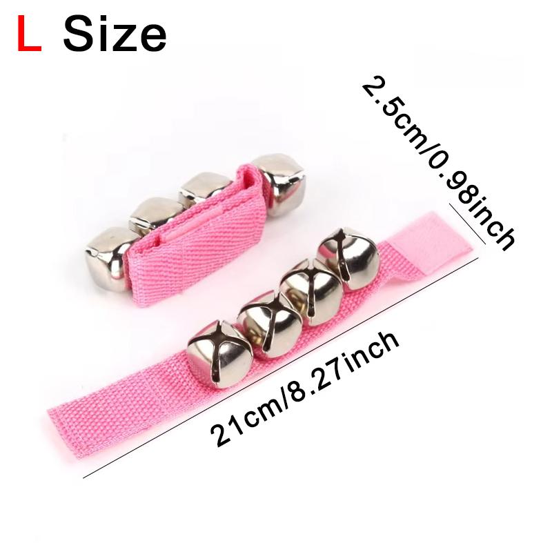 2PCS Sino de Pulso de Sino de Natal Rosa Vibratório Decorando Sino de Sino Produzindo Som Adereços de Criação de Atmosfera Lembrancinhas de Festa Presente ZYF
