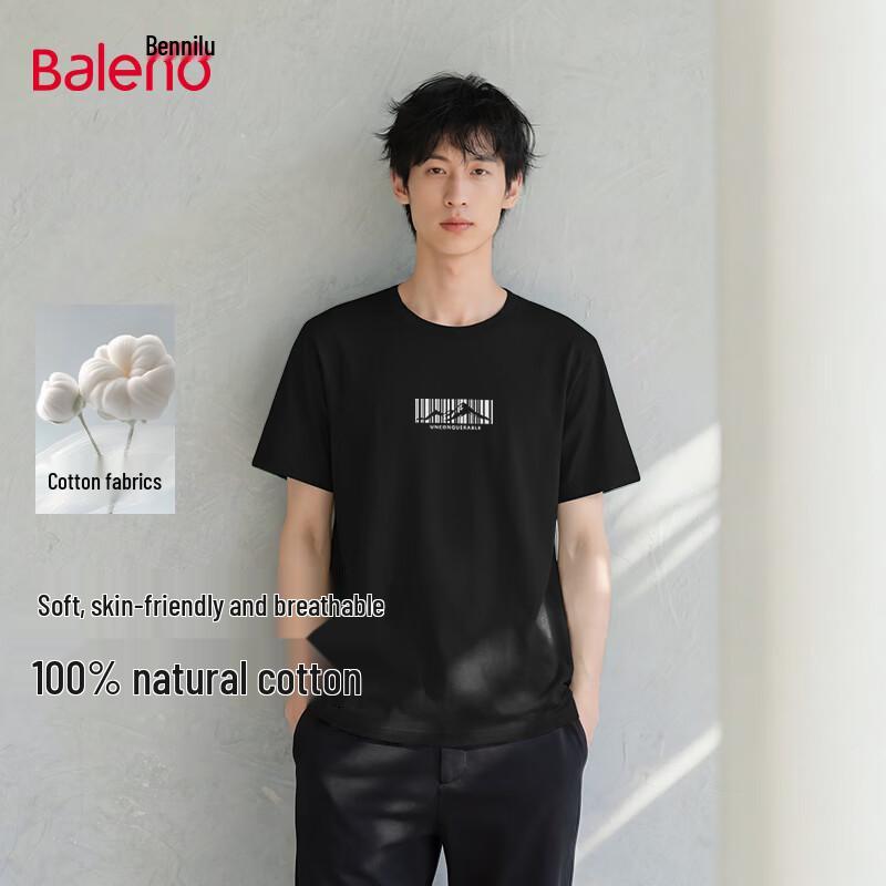 Baleno Men s Relaxed Fit Cotton Graphic T-Shirt XL