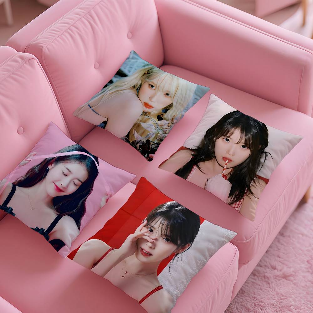 SINGER i-IU Pillow Case pattern printing pillowcase living room sofa cushion cover bedroom room decor