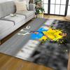 Brazilian Soccer Player Action. Carpet Perfect for Dormitory Kitchen Balcony Foyer Anti-slip Rug Decorate Offices Perfect Birthday/Christmas Gift Idea
