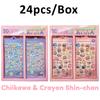 2025Kawaii Crayon Shin Chan Cartoon 3D PET Relief Water Sticker Cute DIY Mobile Phone Case Decoration Sticker