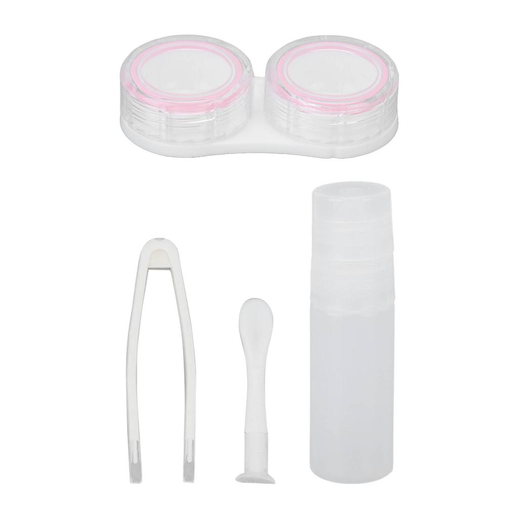 Contact Lens Case Mirror Look Cartoon NaPAW Plastic Material Lightweight Portable Travel Contact Lens Container