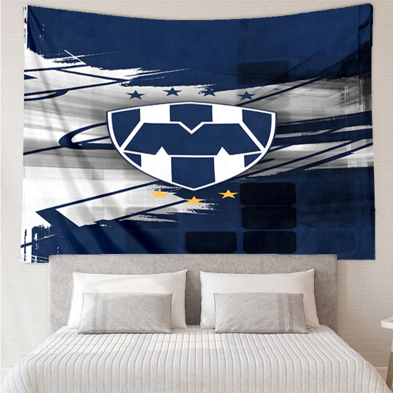 Football Club Emblem Tapestry Hanging for Bedroom,Livingroom, Playroom,Decor Art Room Wall Tapestry Holiday and Birthday Gifts