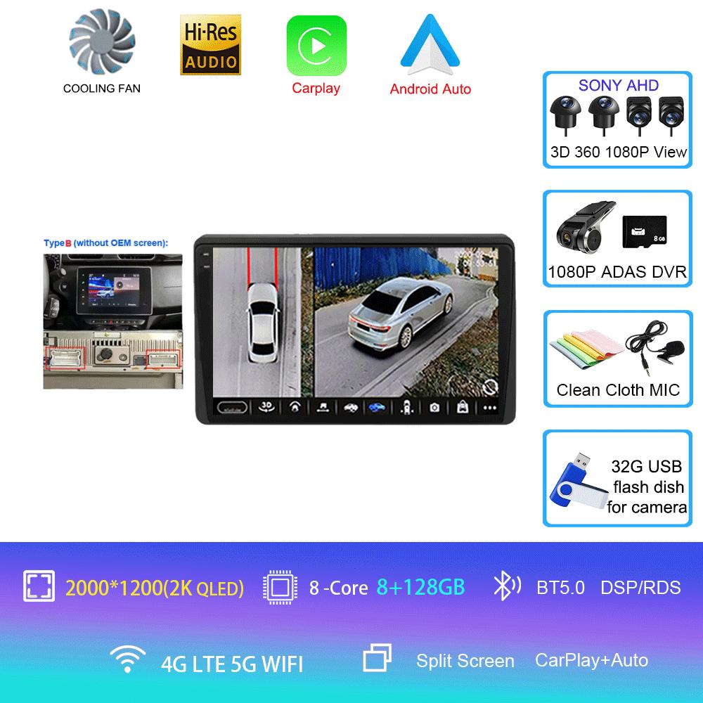 For Renault Duster HM 2 2020 2021 Arkana 1 2019-2021 Car Radio 2din Android 14 Multimedia Player 4G GPS Navi Carplay AutoRadio