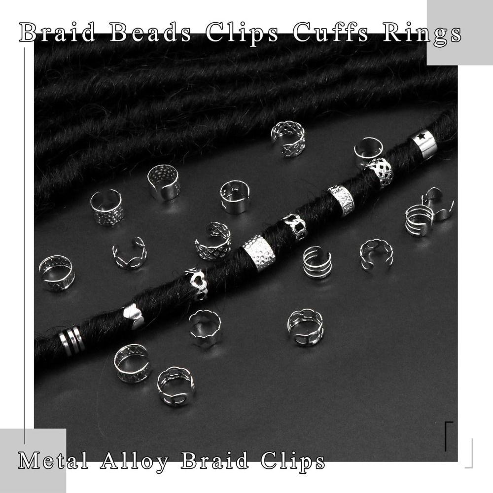 Alloy Hair Jewelry Braid Accessories Non Piercing Ear Cuffs Alloy Braid Clips Daily Wear