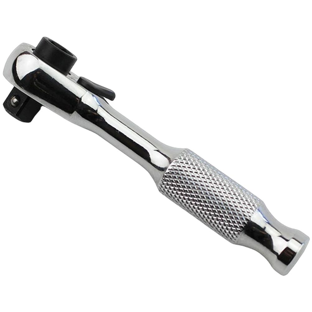 

1pc 1/4 Inch Dual Head Ratchet Wrench 72 Tooth Dual-Direction Rotation Quick Release Reversible Ratchet Wrench