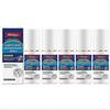 Confezione da 5 Spray Antitraspirante Fresco Secco per Pelli Sensibili, Controllo Odori