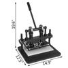 Leather Cutting Machine 260x150mm Manual Die Cutter Heavy Duty Leather Embossing Machine Hand Press Mold Mould Leather Die Cut Leather Craft Cutting