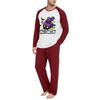 Men's Long Sleeve Pajama Set - Two Piece Comfortable Sleepwear for Nighttime and Lounging