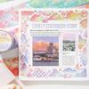 1 Roll Glittery Cute Cartoon Tape, Exquisite Cartoon Designs & Glitter Finish, Easy To Apply for Handmade Cards