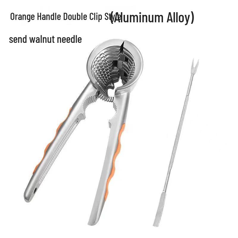Stainless Steel Garlic Masher & Mincer - Large Manual Kitchen Press