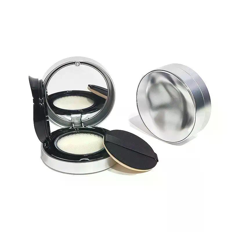 Empty Air Cushion Puff Box Portable Cosmetic Makeup Case Container With Powder Sponge Mirror For Filling BB Cream Foundation
