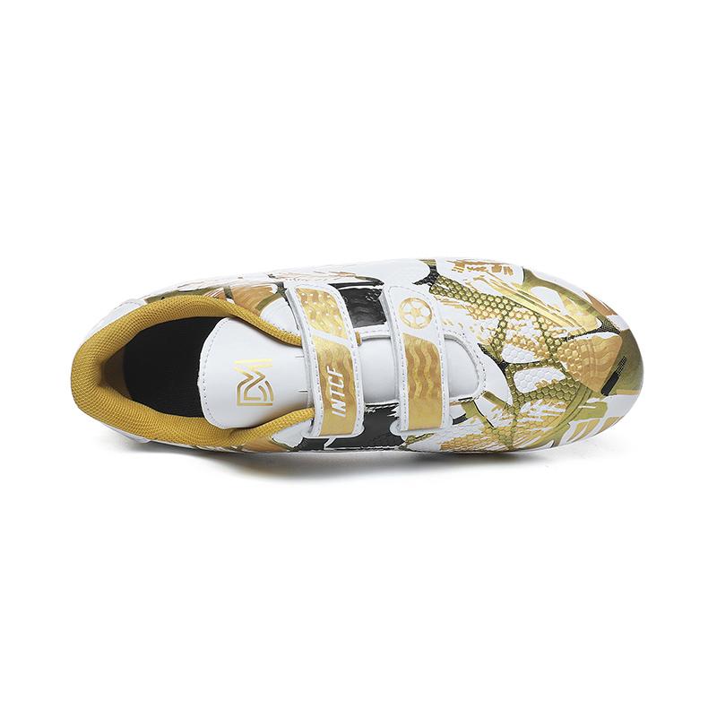 Children Soccer Shoes Society TF/FG Kids Football Boots Cleats Grass Sneakers Boy Girl Outdoor Athletic Training Sports Footwear