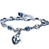 European & American Ocean Heart Rhinestone & Austrian Crystal Bracelet for Women