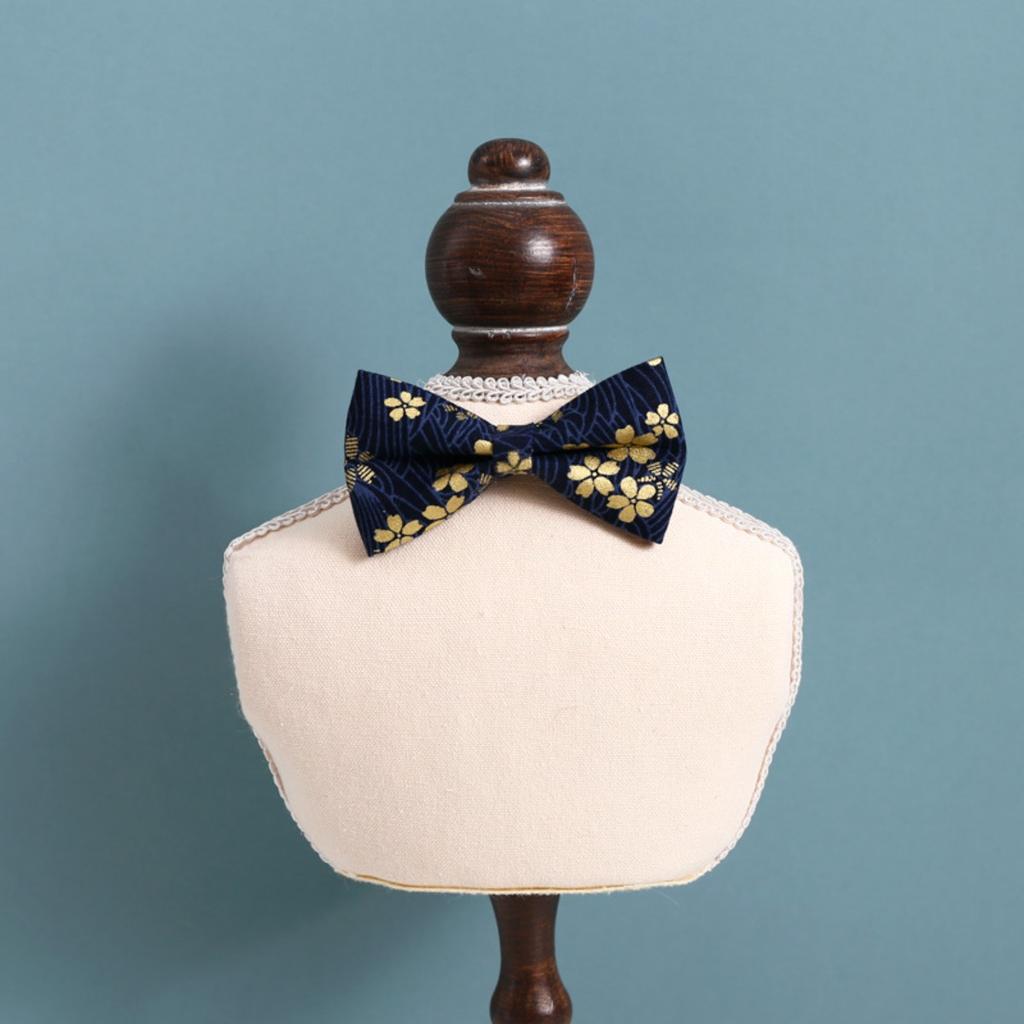 Fashionable Red Blue Bow Pet Collar Adjustable Cat Dog Christmas Birthday Accessory Gift