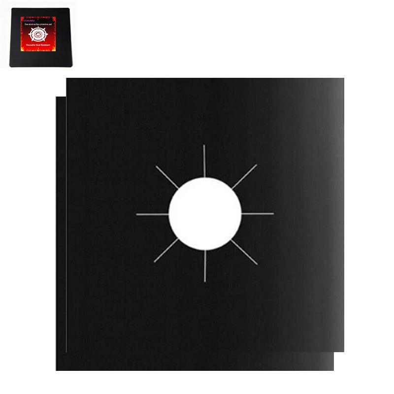1/2/4pcs 27 Cm Gas Stove Surface Protection Pad Washable Oil and Dirt Resistant Kitchen Cleaning Accessories Home Gadgets