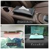 Car Visor Tissue Sun Visor Napkin Rear Seat Tissue Premium Leather Car Tissue Box Holder, Holder, Case, (Pink)