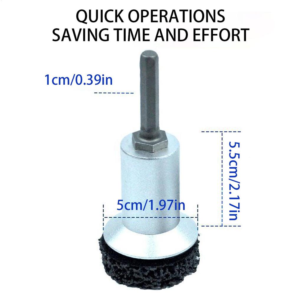 Hub Cleaning Tool Wheel Hub Resurfacing Kit Performance Tool Quick Remove Dust Oil Dirt Fits Power Drill Lug Studs Rotors Truck