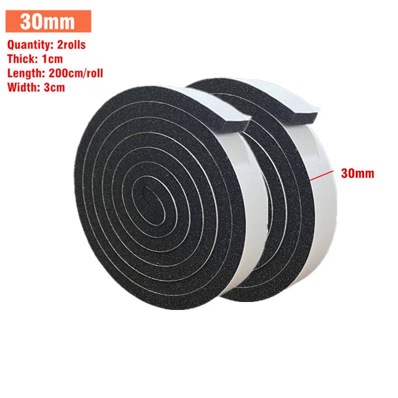 Wearable 4M Foam Self-adhesive Door Window Sealing Strip Sliding Dustproof Sponge Strip Home Soundproof Insulation Sealing Tape