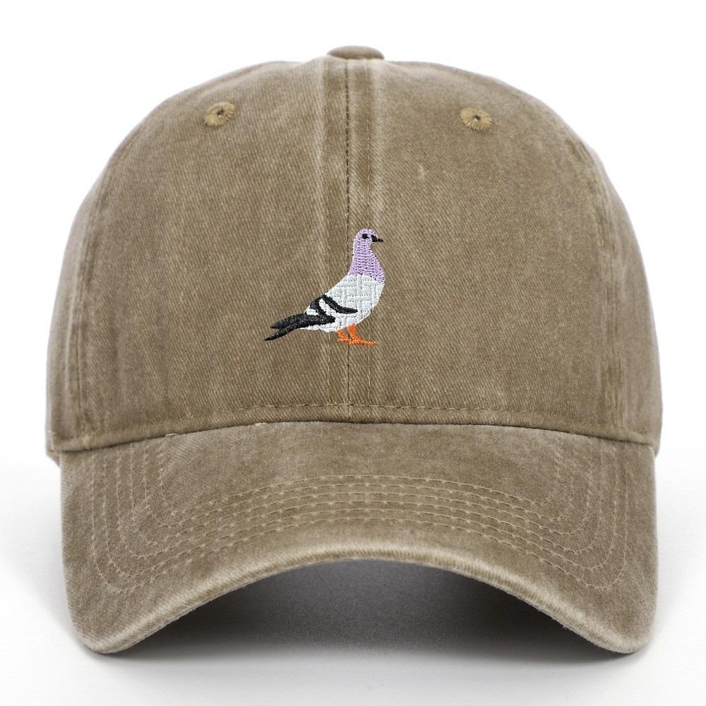 Your Department Home Duivenborduurpatroon Baseballpet Casual Buitensporten Verweerde Pet Vintage Verstelbare Baseballpetten Alle Seizoenen kaki