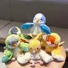 Niedlicher Vogel Papagei Handpuppe Weiche Stofftier Plüschpuppe Cosplay Plüsch Lustiges Lernspielzeug für Babys Kawaii Nymphensittich Wellensittich