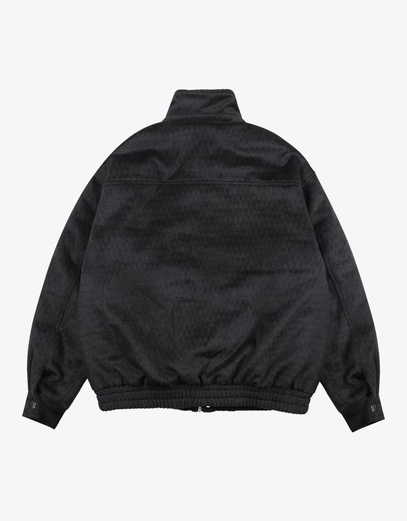 Owsa Peach Brushed Collar Blouson Jacket 2 Colors