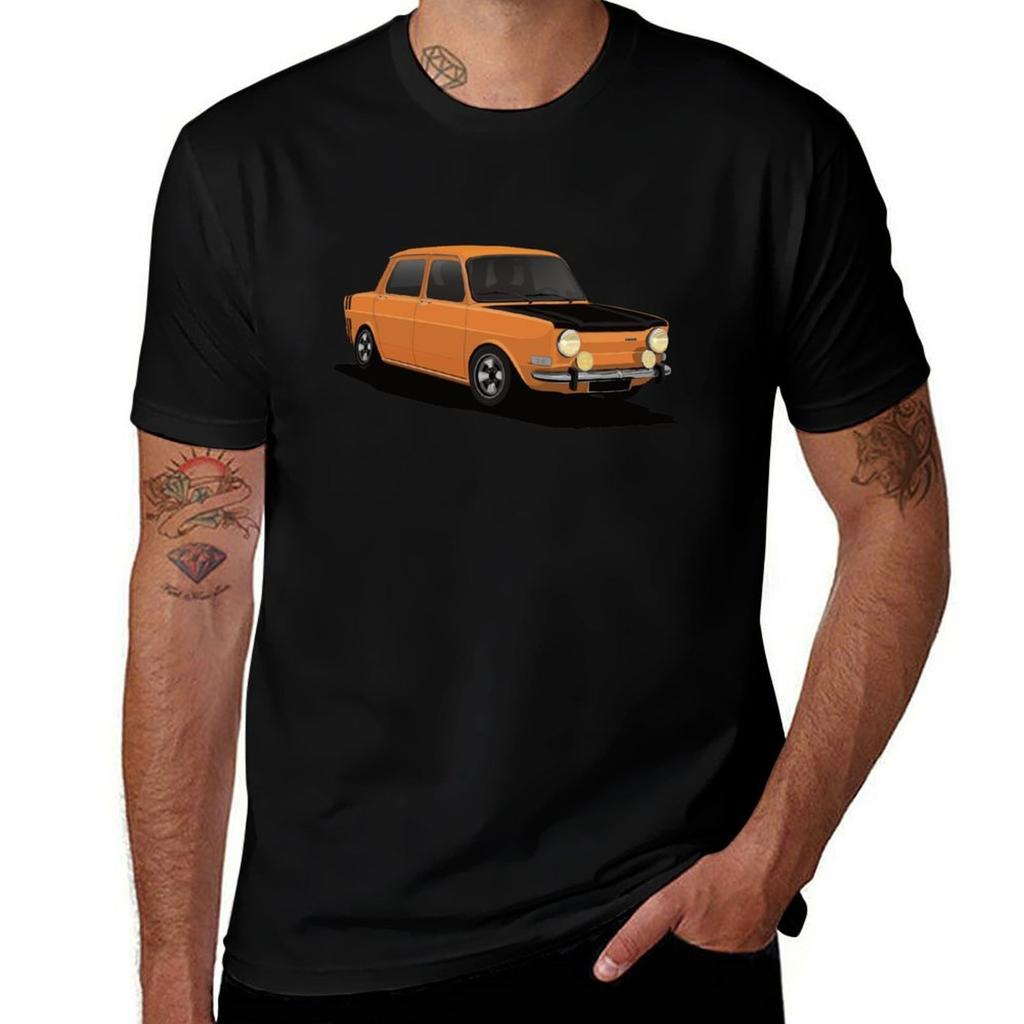 Tricou Simca Rallye portocaliu cu protecție UV