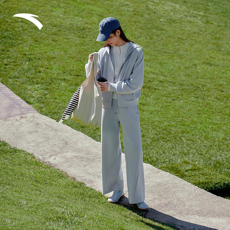 Anta Women's Easy-Care Loose Fit Hooded Cardigan