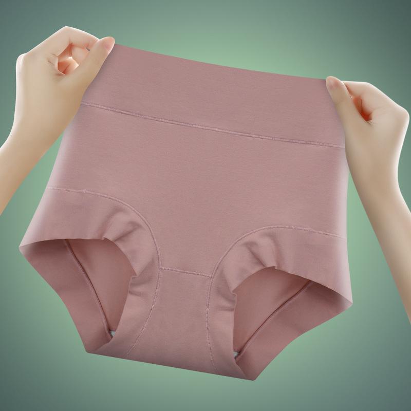 Mutande da Donna per Primavera e Autunno in Cotone a Vita Alta con Cavallo Antibatterico per Rientro Pancia Post-Partum