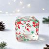 Christmas Maltose Ice Cubes Squeezable Gaint Sensory Stress Ball, Novelty Anxiety Relief Fidget Toy For Adults & Desk