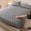 Polyester Bed Cover With Solid Color Design For Bed Protects Mattress And Prevents Dust