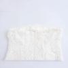 2024 Winter Women's European & American Style Lace Strapless Slim Dress