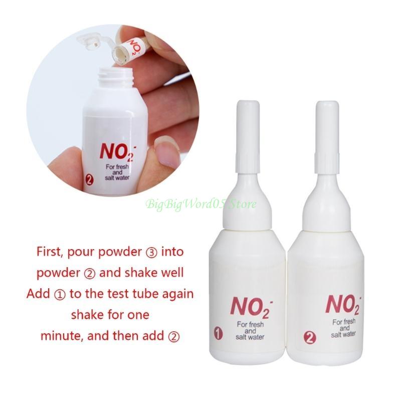 

24TE Nitrites Test Kits NO2/NH3/NH4, 3-in-1 Test Solution for Freshwater Saltwater China Mainland