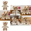 Cute Pajamas And Hats Teddy Bears Plush Toys Doll Children Toy For Kids And Home Decor