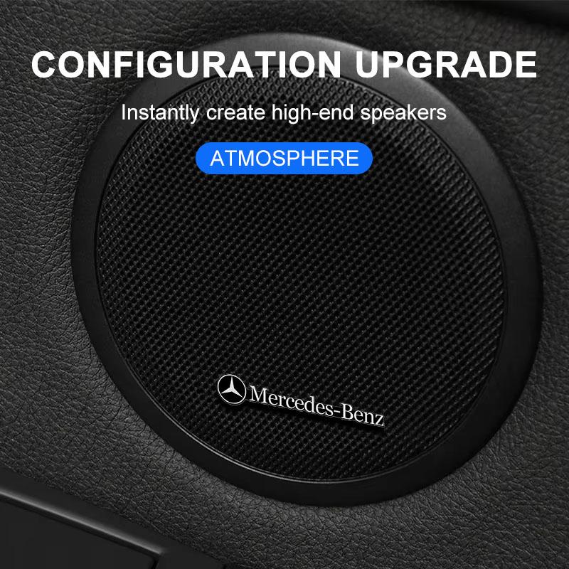 Auto Audio Dekoration Abzeichen Modifiziertes Logo Audio Aufkleber Für Mercedes benz AMG W204 W203 W212 W211 W124 W210 GLC GLE E CLA GLA W205 W211 W213