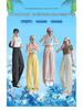 2026 Summer High Waist Ice Silk Cotton Linen Wide Leg Pants