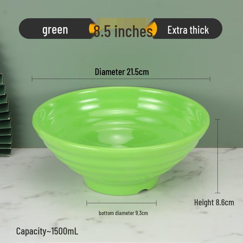 LYGIL Extra Thick Melamine Noodle & Soup Bowl