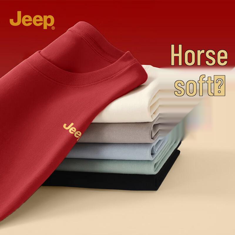 JEEP Men s Cotton Long Sleeve T-Shirt XL