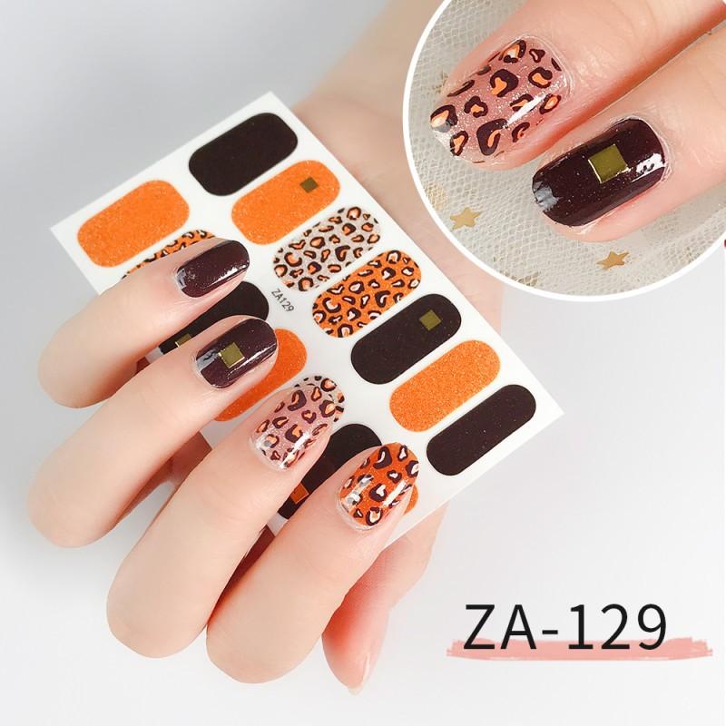 ZA Nail Sticker Full Nail Patch Nail Film Nail Film Nail Sticker Nail Tools Durable Waterproof Hand