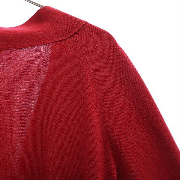 TO BE CHIC Silk Blend Long sleeve knit cardigan 2 Red Women Used