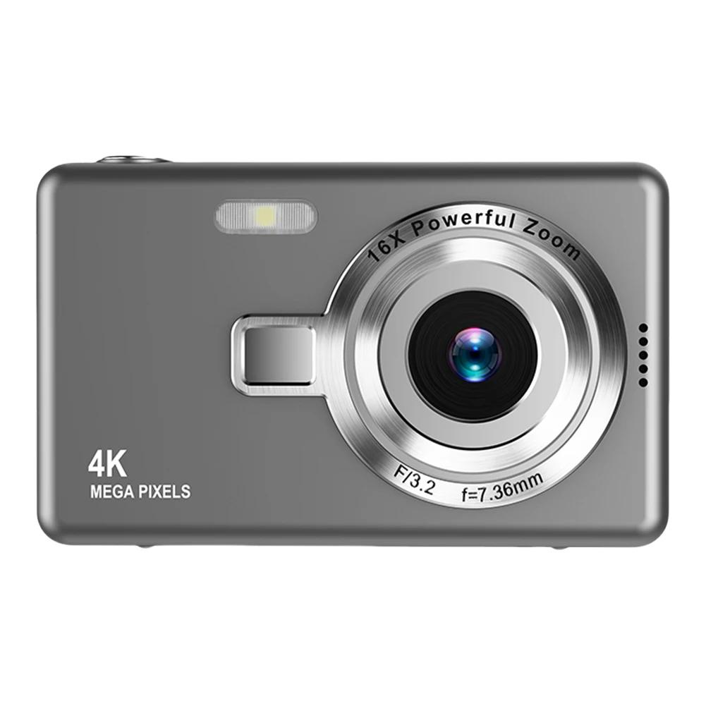 4K HD 1080P Photography Camera 2.4 Inch IPS Screen Autofocus Vlogging Camera 16X Zoom Camcorder Camera for Kids Adults Beginners