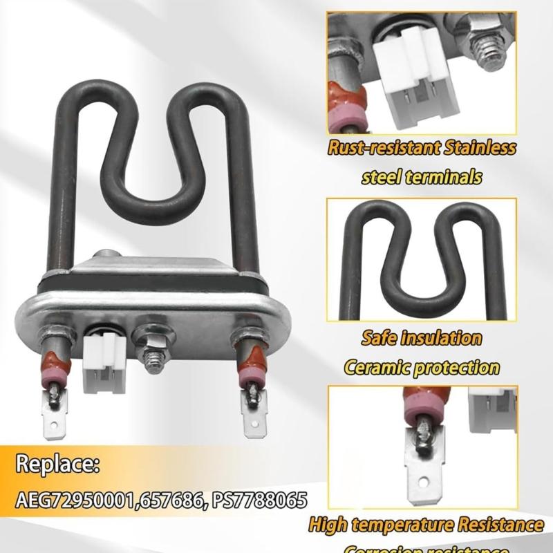 Universal Dishwasher Heating Component Easy Installation Repair Part Replacement Part Suitable for Multiple Models
