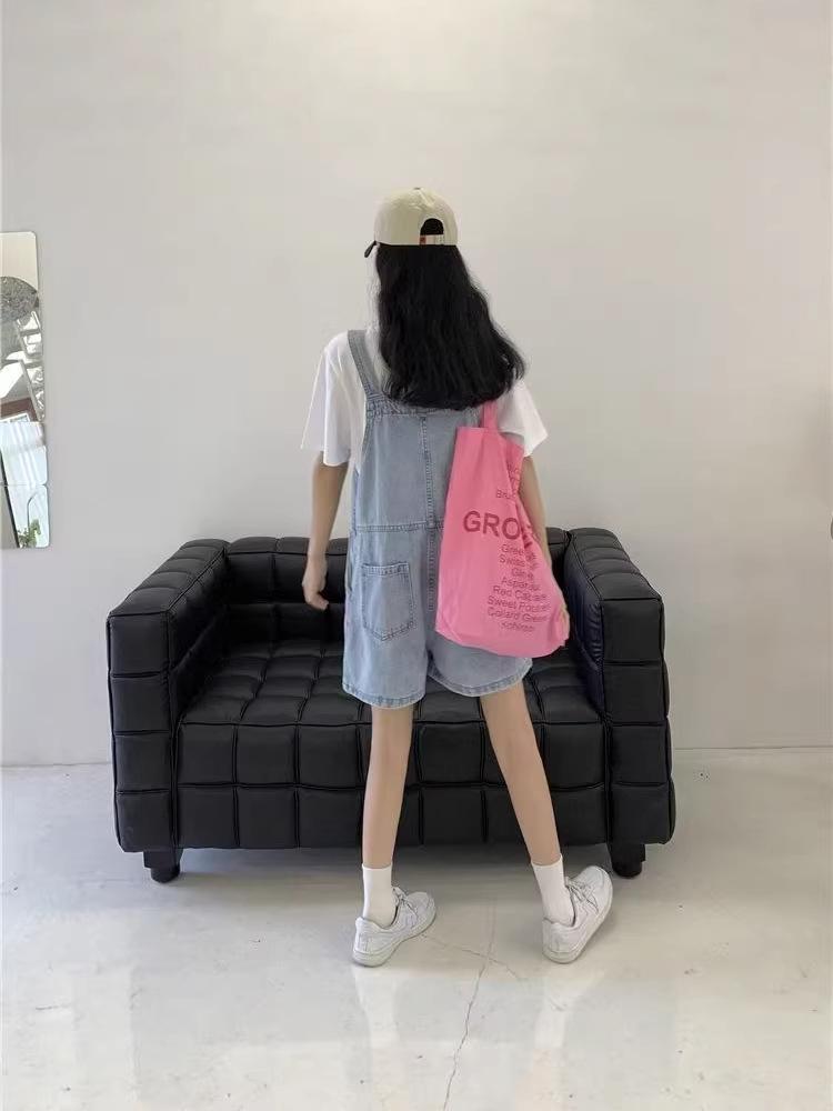 Autumn 2025 Women's Denim Wide-Leg Overalls - Slimming & Stylish for Petite Fit