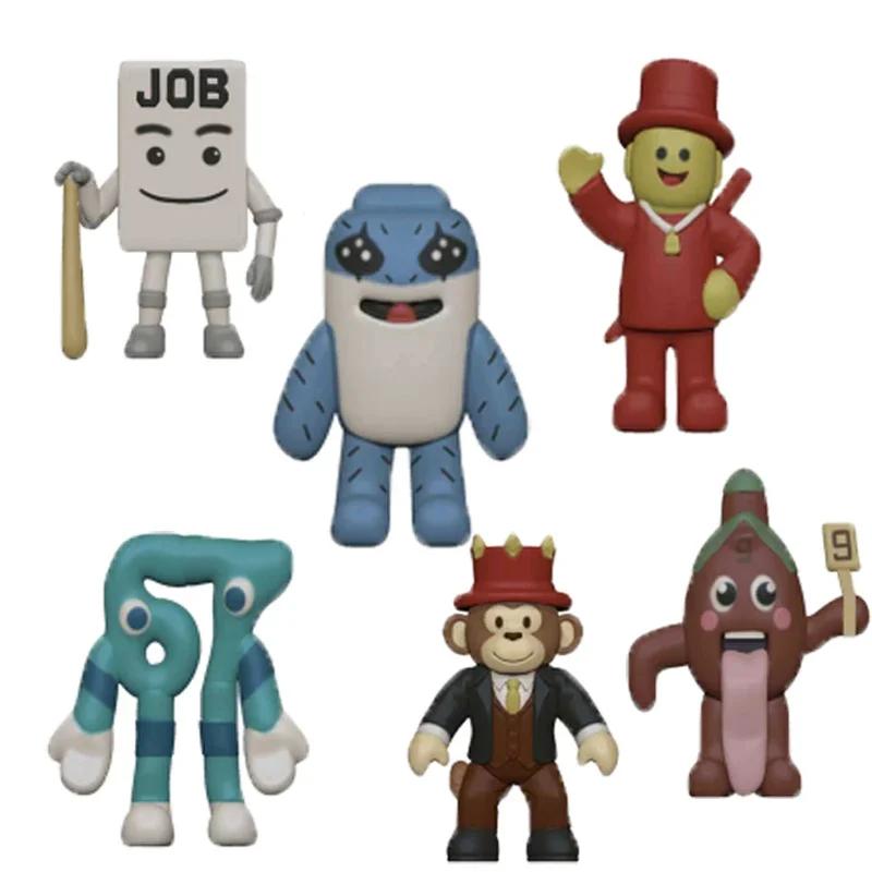 NIEUW 6/8 stuks Steal a Brainrot Spel Figuren PVC Model Speelgoed Nee. 9 & Nee. 67 Bureaudecoraties Collectie Kerstcadeau voor Kinderen
