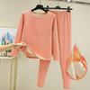 Women's German Velvet Thermal Underwear Set: Plus Size, Thickened, Brushed for Autumn/Winter