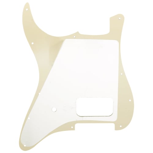 Musiclily Pro 11-Hole Strat Pickguard with 1 Humbucker Pot Slot for Fender American/Mexican Tom Delonge Strat Electric Guitars, Brown Tortoiseshell, 4