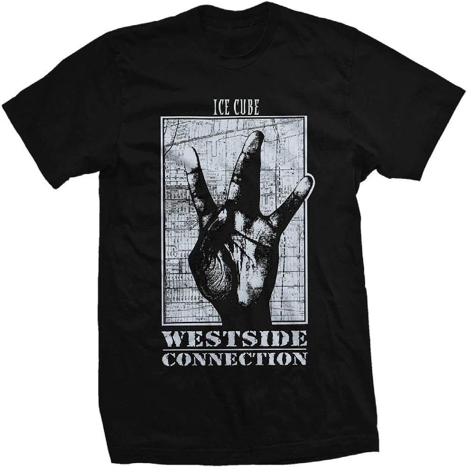 Футболка мужская унисекс Ice Cube Westside Connection Official Tee T-Shirt (Средняя) черный S