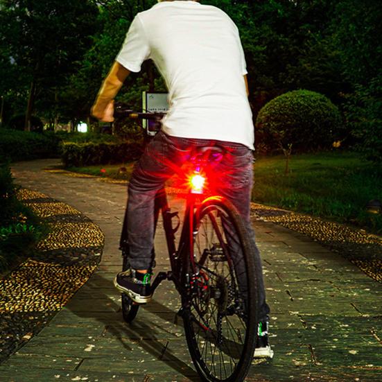 Bike Tail Light 3 Models Waterproof LED Cycling Bicycle Rear Warning Lamp